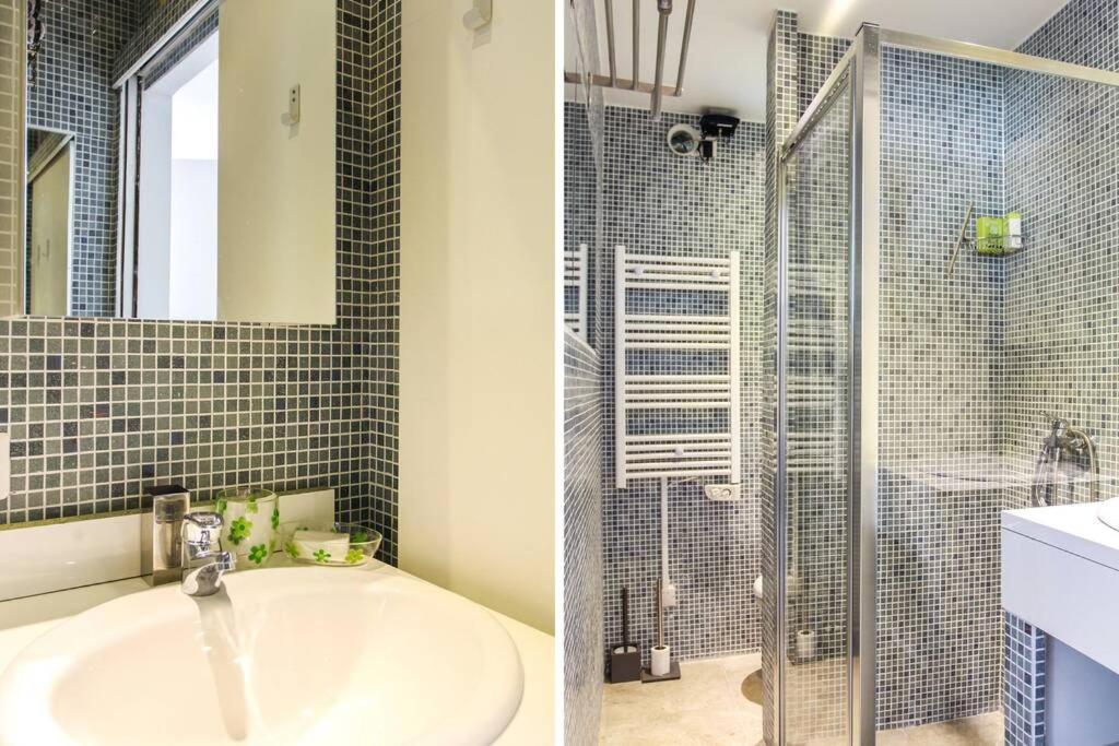 Appartement Lumineux Avec Terrasse Jardin Et Acces Piscine Вільфранш-сюр-Мер Екстер'єр фото