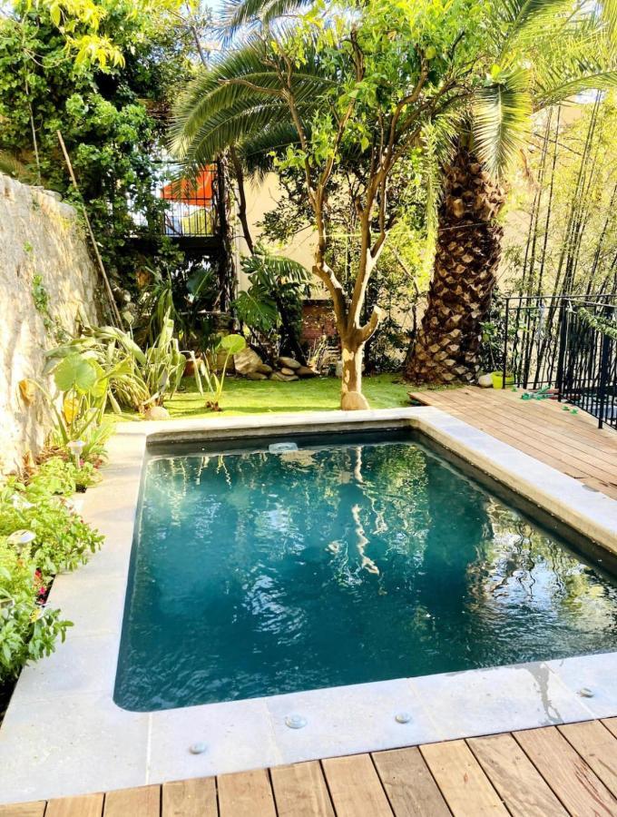 Appartement Lumineux Avec Terrasse Jardin Et Acces Piscine Вільфранш-сюр-Мер Екстер'єр фото