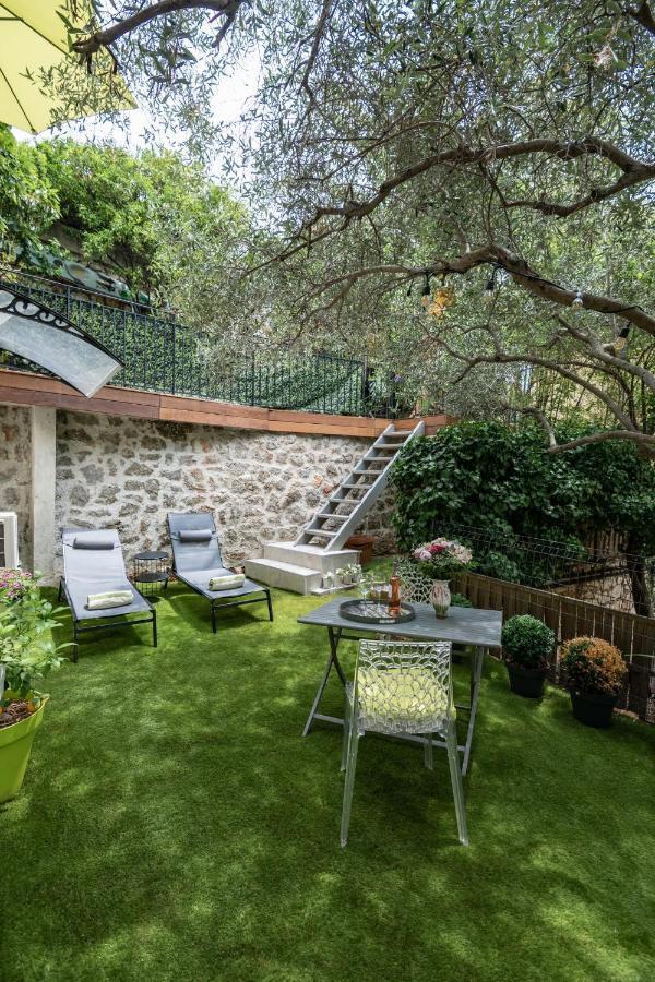 Appartement Lumineux Avec Terrasse Jardin Et Acces Piscine Вільфранш-сюр-Мер Екстер'єр фото
